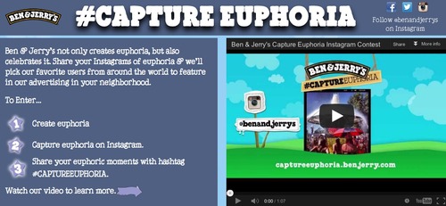 Capture Euphoria Ben and Jerry's