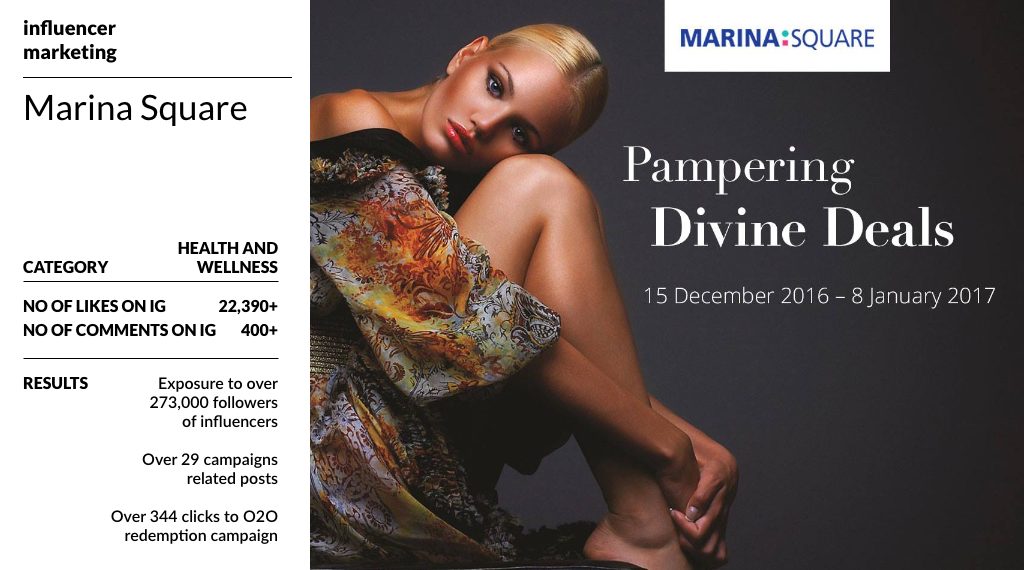 StarNgage x {{Marina-Square}} Influencer Marketing Campaign