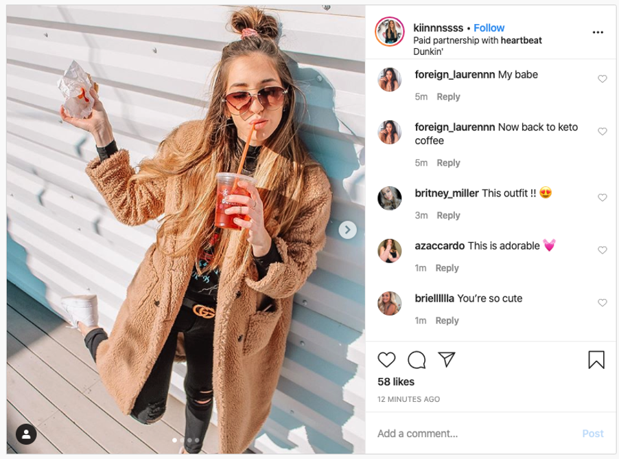 dunkin-donut-influencer-marketing